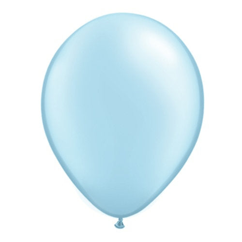 Pearl Light Blue Latex Balloon