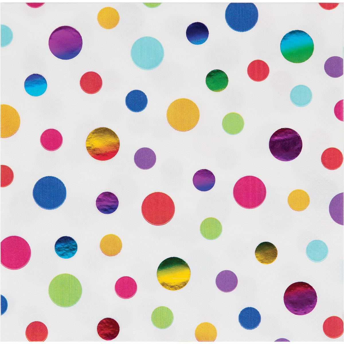 Rainbow Polka Dot Napkins (16 pack)