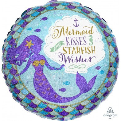 Mermaid Wishes Birthday Balloon