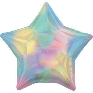 Iridescent Star Balloon