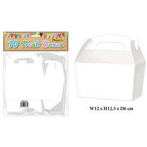 White Treat Boxes (10 pack)