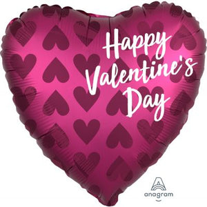 Happy Valentine's Day Heart Print Balloon