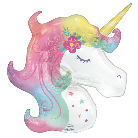 Pastel Rainbow Unicorn Balloon