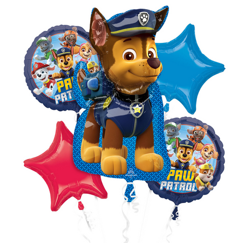 Paw Patrol Chase Balloon Bouquet (5 Balloons)