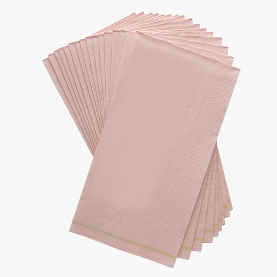 Blush & Gold Luxury Napkins (16 pack)