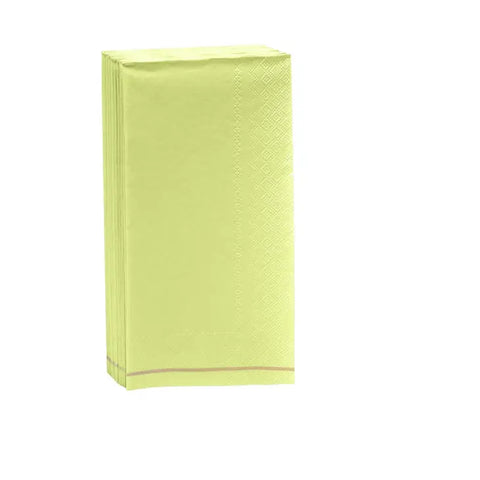 Lime Green & Gold Luxury Napkins (16 pack)