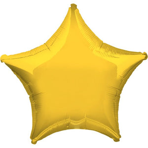 Yellow Star Balloon