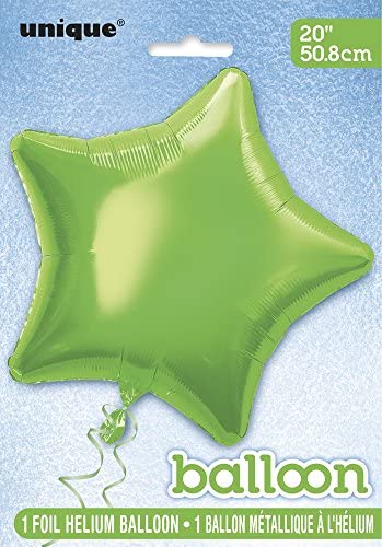 Lime Green Star Balloon