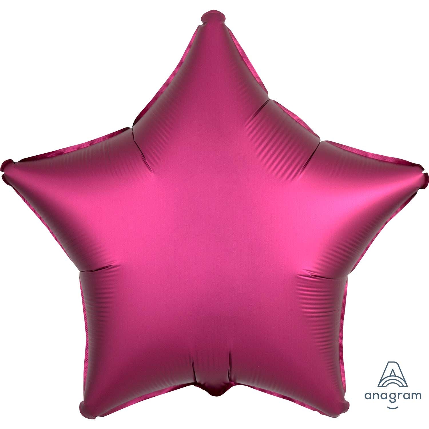 Pomegranate Pink Satin Star Balloon