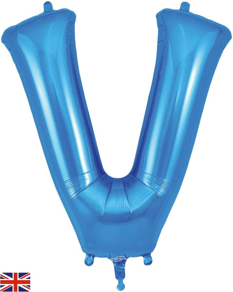 Blue Letter Balloons