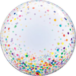 Personalised Rainbow Mini Filled Bubble Balloon