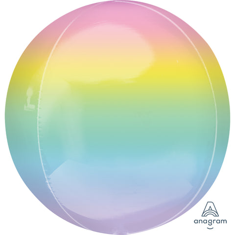 Pastel Ombre Rainbow Orbz Balloon
