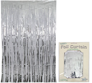 Silver Foil Tassel Curtain