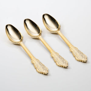 COMING SOON - Venetian Design Gold Plastic Spoons (20 pack)