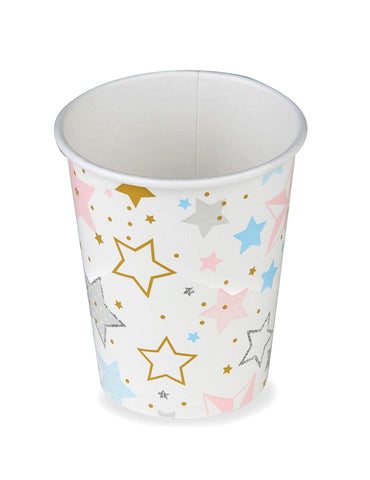 Baby Shower Twinkle Little Star Paper Cups (Pack 8)