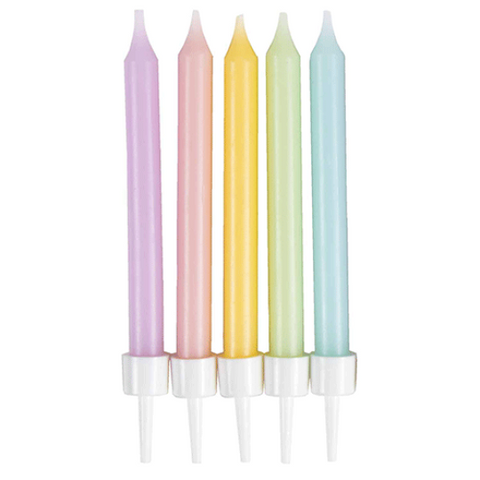 Pastel Candles (10 pack)
