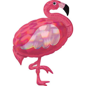 Iridescent Hot Pink Flamingo Balloon