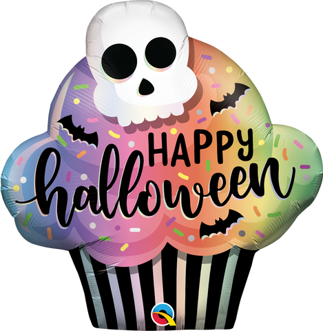 Happy Halloween Cupcake Balloon