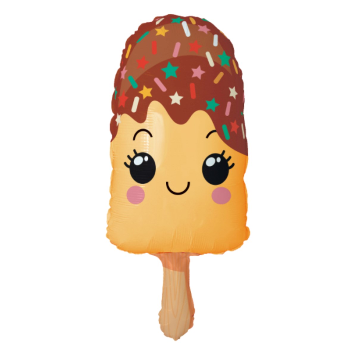 Happy Yellow Ice Lolly Balloon