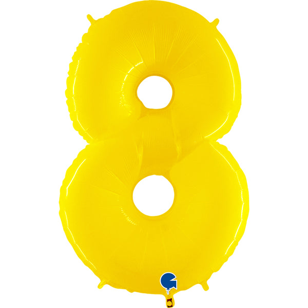 Giant Yellow Number Balloons