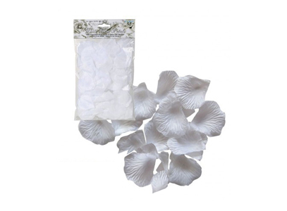 White Artificial Rose Petals