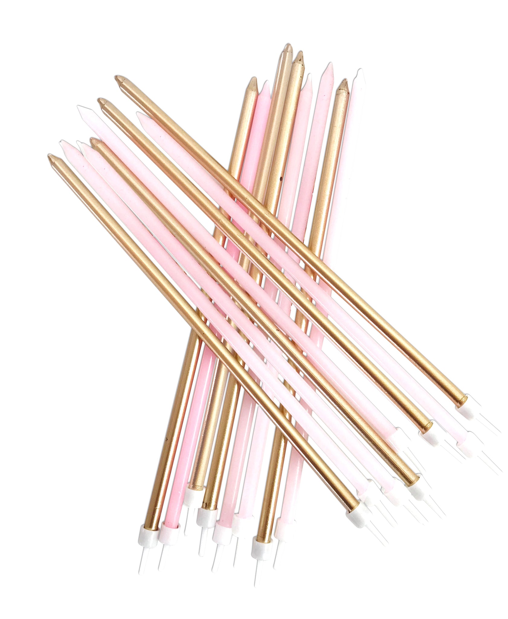 Pink & Gold Candles (16 pack)