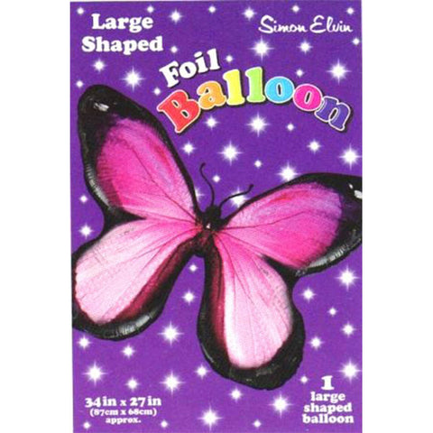 Pink Butterfly Balloon