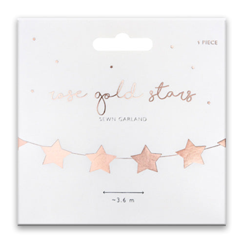 Rose Gold Star Garland