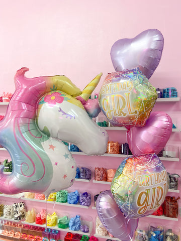 Birthday Girl Unicorn Balloon Package