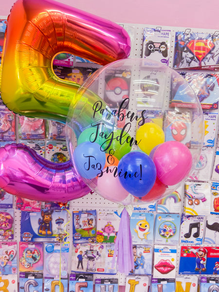 The Rainbow Balloon Package (Single Number)