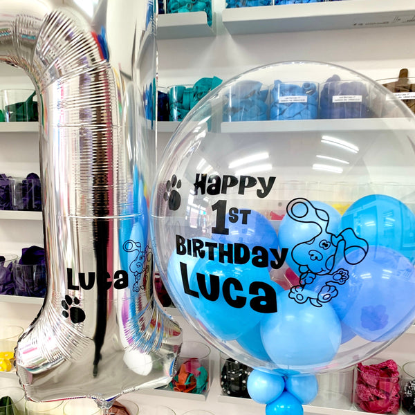 Blue's Clues Personalised Bubble Balloon