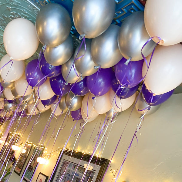 Latex Ceiling Balloons x 10