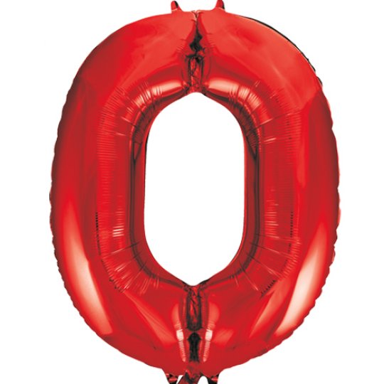 Red Number Balloons
