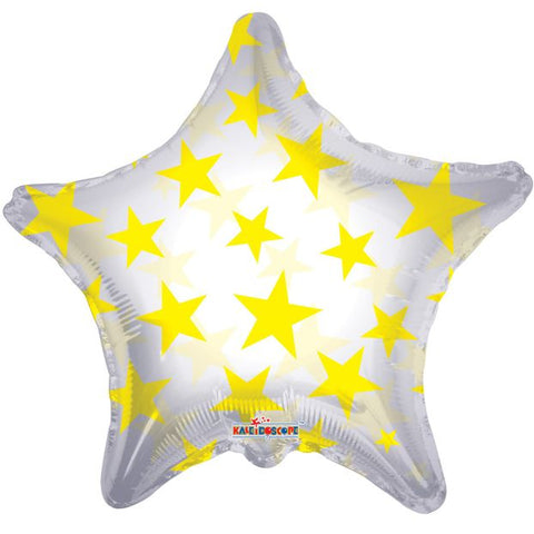Clear and Yellow Star Balloon