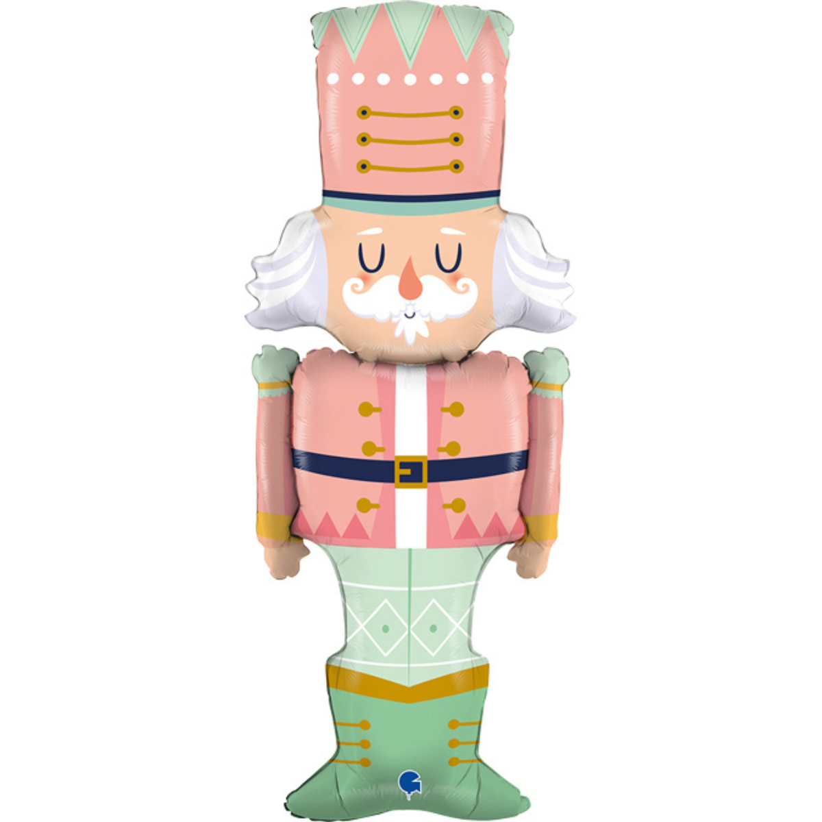 Pastel Christmas Nutcracker Balloon