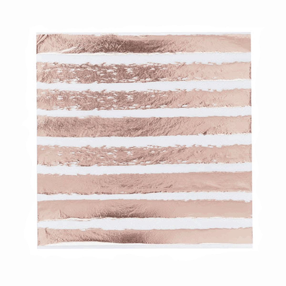 Rose Gold Foil Stamped Paper Napkins (20 pack)