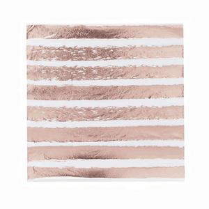 Rose Gold Foil Stamped Paper Napkins (20 pack)