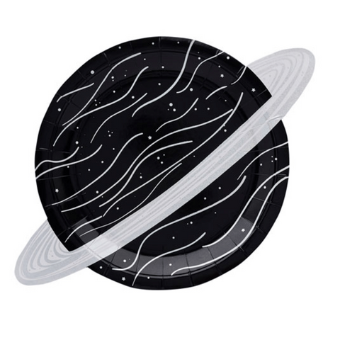 Planet Shaped Paper Plates (10 pack)