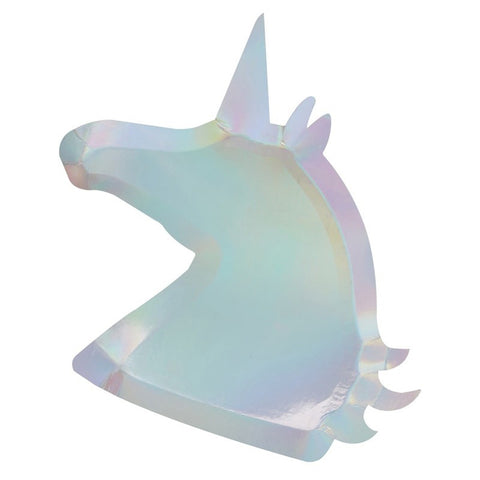 Unicorn Iridescent Paper Plates