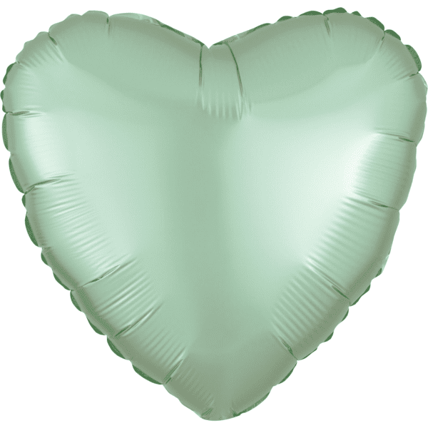 Pastel Green Heart Balloon