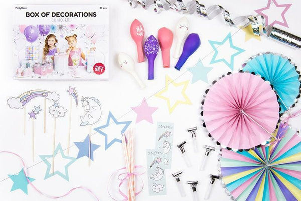 Unicorn Birthday Party Decorations in a Box