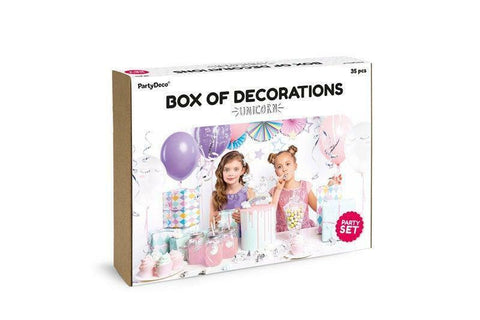 Unicorn Birthday Party Decorations in a Box