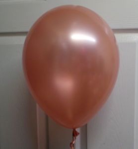 Pearl Rose Gold Latex Balloon