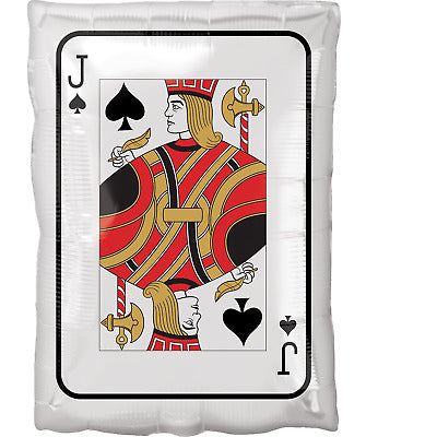 Jack of Spades Playing Card Balloon